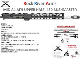 AR15 Upper Wechselsystem ATH A4 .450Bushmaster, Hera ,Schmeisser ,.223Rem