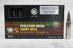 RWS Evolution Green Jagdmunition Büchsenpatronen Short Rifle