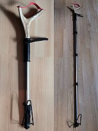 UNIKAT! Edler, hochwertiger Zielstock - Monopod/Pirschstock/Wanderstock mit Hirschhornauflage