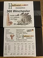 Huber Ammunition 308 Winchester