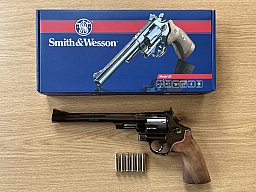 Umarex Smith & Wesson M29 8 3/8 Zoll CO²-Revolver mit Echtholzgriffschalen