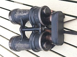 U-Boot Marine Dienstglas 7x50 # beh ( Ernst Leitz ) Kriegsmarine Fernglas Wehrmacht 2WK WK2 WW2