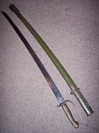 japanisches ? Schwert ? Katana ? Bajonett Arisaka Nambu Walther Mauser MP40 Konvolut Dachbodenfund