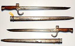 Berthier Bajonett 1892, hier belgische Ausführung