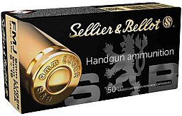 9mm Luger Vollmantel 8,0g/124 grs. Sellier & Bellot