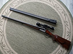 Büchsflinte Wolf/Meffert 8x57 IRS 12/70 mit Wechsellauf 12/70