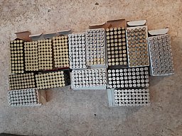 750 Hülsen 357 Mag. teilweise mit neuen Zündhütchen