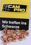 100 CAMPRO Geschosse .44-40 Win.(.427Dia.) - 200 - TC-FCP - verkupfert - #44-40TCFCP