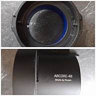 Rusan ARCORE 48 adapter fur Pulsar Core / DFA75 / DN55 (2 pins)