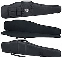 @ TOP MAUSER Büchsenfutteral 124x27cm schwarz Futteral NEU Gewehrtasche für Büchsen mit ZF @