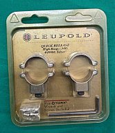 Leupold Quick Release High Rings (.900) #49980, Silver