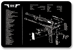 Putzmatte / Mauspad "COLT 1911"