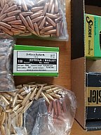 Geschosse Projektile cal. .22 - .224 / .223 Remington Sierra, S&B od. Speer, Nosler