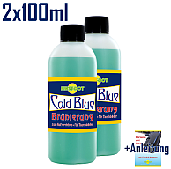 Brünierung COLD BLUE für Stahl: jetzt im 2 x 100 ml DOPPELPACK!             ->NEU & TOP!<-