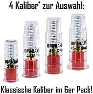 6 St. Pufferpatronen in 4 Kalibern: .38/.357 Mag, .44 Mag, .45 Colt & .45-70 Gov.!        NEU + TOP!