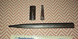 Hirschfänger Stahlscheide zum Restaurieren