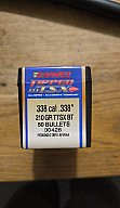 35 Barnes Geschosse TTSX .338 210 grain