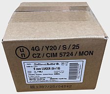 1000 Schuss / S&B 9mm VM 8,0g / 124grs.