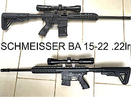 Schmeisser BA15-22 .22lr mit Zielfernrohr AR15-Look Repetierer