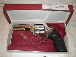 Mercury Revolver,Thunder M2,9mm,Knall,Nickel.
