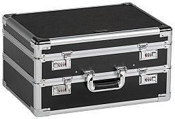 berwall FC 053 Twin Waffenkoffer Doppel Pistolenkoffer Kurzwaffenkoffer Alukoffer case gun