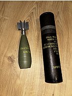 M73 60mm Mörsergranate OHNE Zünder