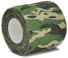 2 Stück Tarnband Tarnklebeband Stretchband Camou Woodland Klebeband, ohne Rückstände lösbar