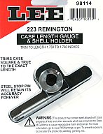 LEE .223 Rem. Case Length Gauge Präzises Hilfsmittel zum Trimmen Kürzen v 223 Remington Hülsen 90114