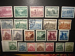23x Deutsches Reich Böhmen und Mähren Gestempelt und Postfrisch..