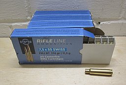 150 Boxer-Hülsen 7,5x55 z. T. gezündert