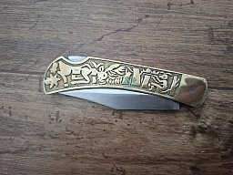 taschenmesser gold verziert