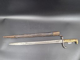 Preussen Bajonett M 1871 (Punzierungen) mit Scheide