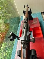 Diopterhalter, Diopter Gehmann D75 für schweizer K31 Sonderanfertigung,rechter Anschlag,Zielauge l