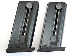 2 Stück Originale Magazine für Sportpistole Walther GSP Kal.22lr