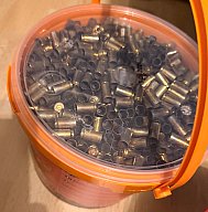 Hülsen 9mm Luger 9kg (mehr als 1.800St. bei 5g pro Hülse)