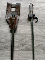Französisches Lebel Bajonett, Nadel Bajonett mit Koppelschuh