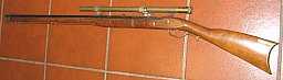 DIKAR Kentucky Perkussion Vorderlader - Gewehr in CAL. 45 mit Zielfernrohr