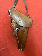 Original Schweizer Revolverfutteral Ordonnanzrevolver Modell 1882 – 1917 – mit Trageriemen