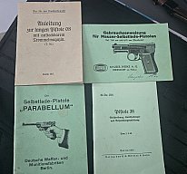 Bedienungsanleitungen / Vorschriften P38, Pistole 07, Ari, Mauser 1910/1914