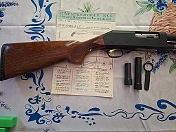 An EWB Repetierflinte (Pump-Gun) Kal. 12/76 Modell Imperator