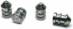10 x ARES Vorderlader Schwarzpulver Präzisions MAXI BLEI Geschosse .454 11,53mm CAL 45 245grs 15,88g