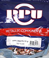 100 Stück PPU | PrviPartizan Kurzwaffen Geschosse #B-033 | CAL 9MM - .3545 - 124grs / 8g FMJ (9x19)