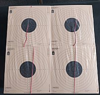 LP Wettkampf Scheiben 17x17 1000 Stck.