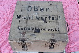 Wehrmacht. 98k Munitions Kiste. Mit WaA. Sehr gutes Original