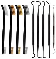 9 teiliges Waffenpflegeset Bürsten und Haken