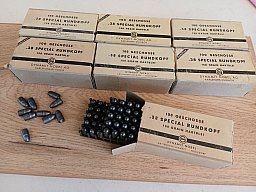 1100 Geschosse Kal. .38 158 Grain Hartblei von Geco