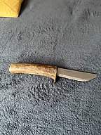 Jagdmesser mit Griff aus Rentierhorn