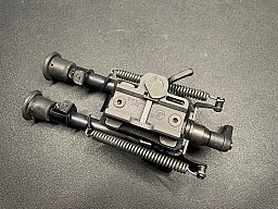 Harris Zweibein Bipod S-BRM (6-9") mit Schnellspannhebel & A.R.M.S. #17 Tri-Lock Picatinny