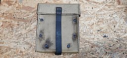 Original MG 34 42 Werkzeugtasche aus sandfarbenem Pressstoff/Ersatzmaterial 2.WK.