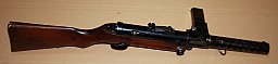 orig. MP "Bergmann MP28 Spanien-Lizenz" im Kal. 9mm Largo als semi-auto Umbau -RARITÄT-